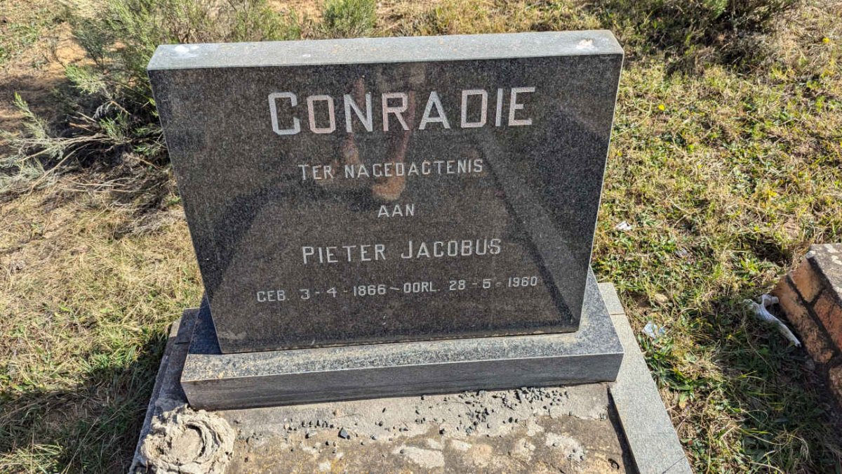 CONRADIE Pieter Jacobus 1866-1960
