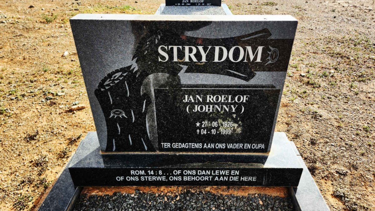 STRYDOM Jan Roelof 1926-1999