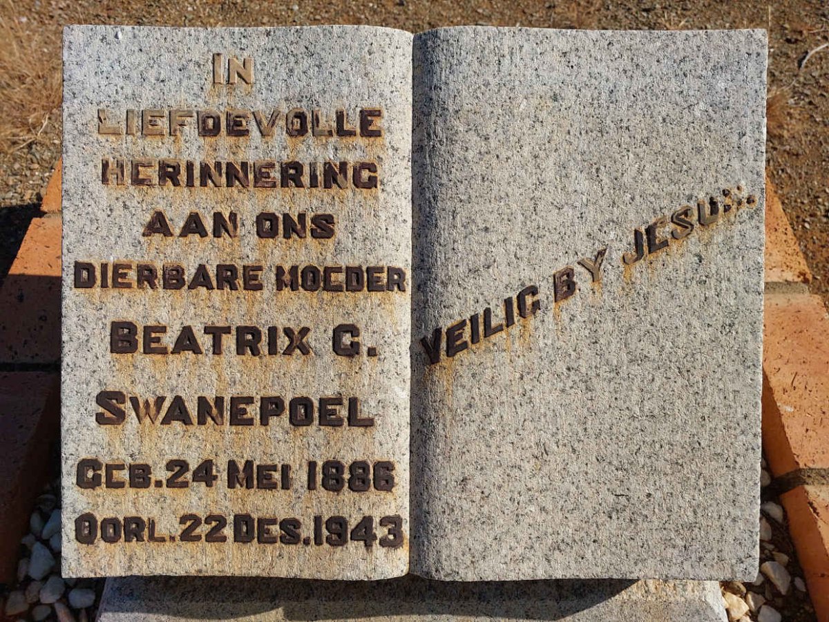 SWANEPOEL Beatrix G. 1886-1945