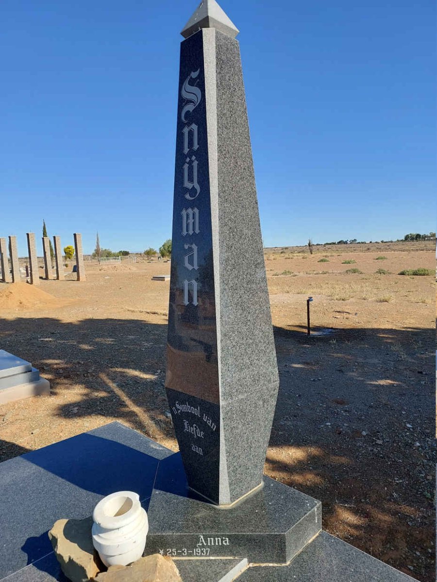 SNYMAN Paul 1935-1989 &amp; Anna 1937- _1