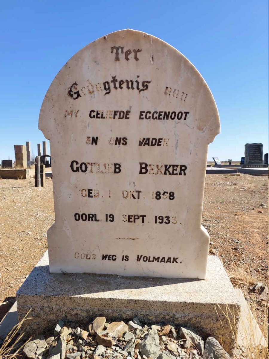 BEKKER Gotlieb 1858-1933