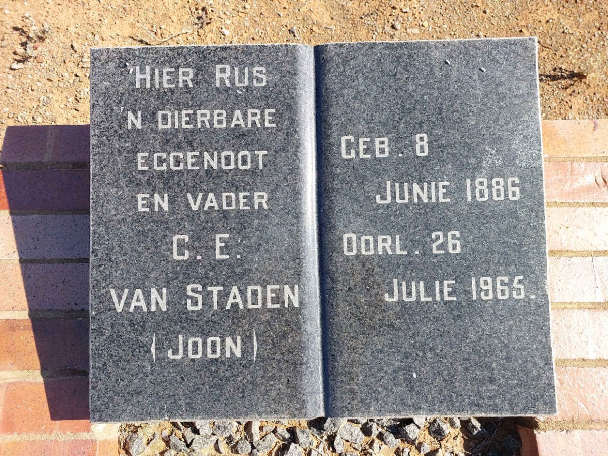 STADEN C.E., van 1886-1965