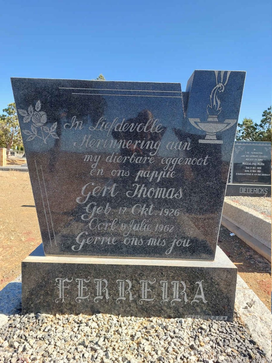 FERREIRA Gert Thomas 1926-1962