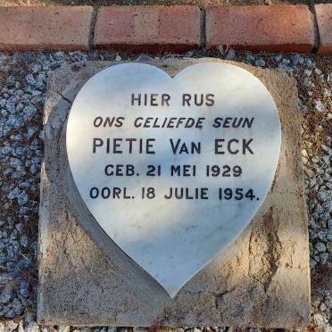 ECK Pietie, van 1929-1954