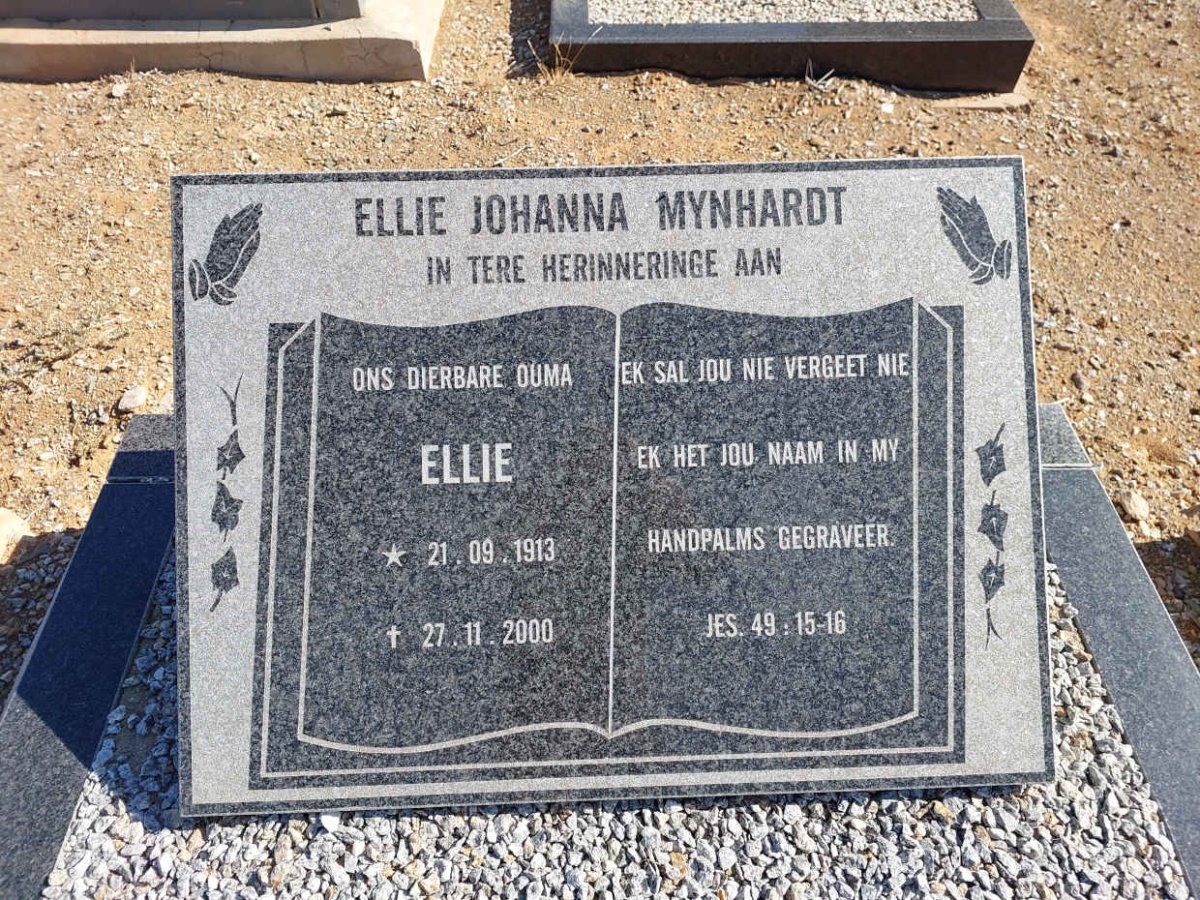 MYNHARDT Ellie Johanna 1913-2000