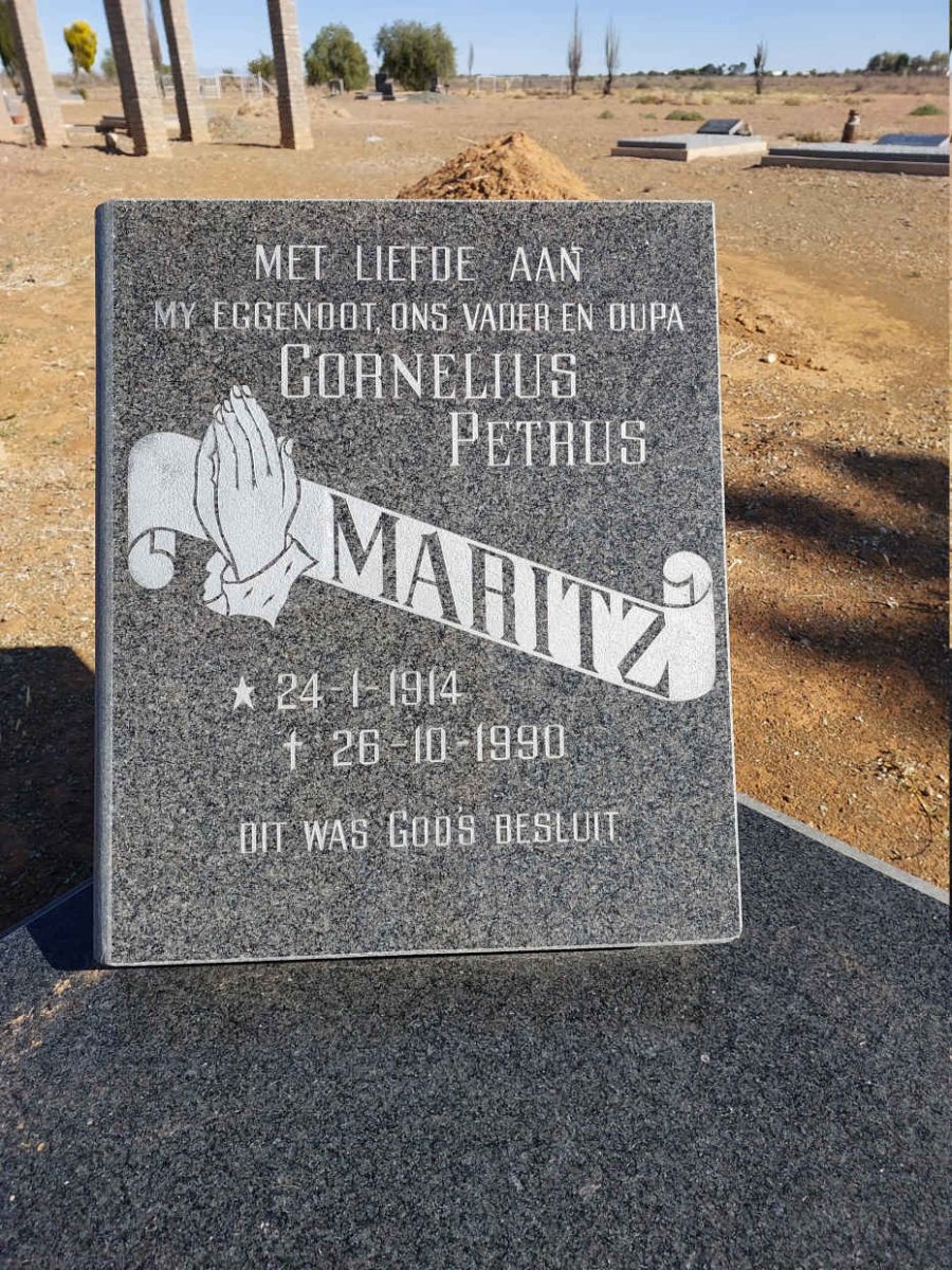 MARITZ Cornelius Petrus 1914-1990