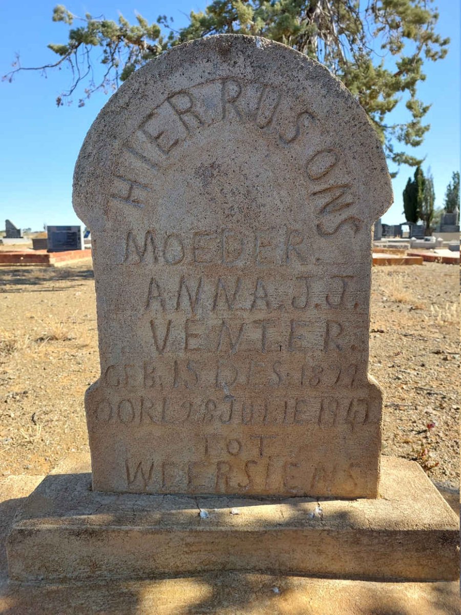VENTER Anna J.J. 1879-1947