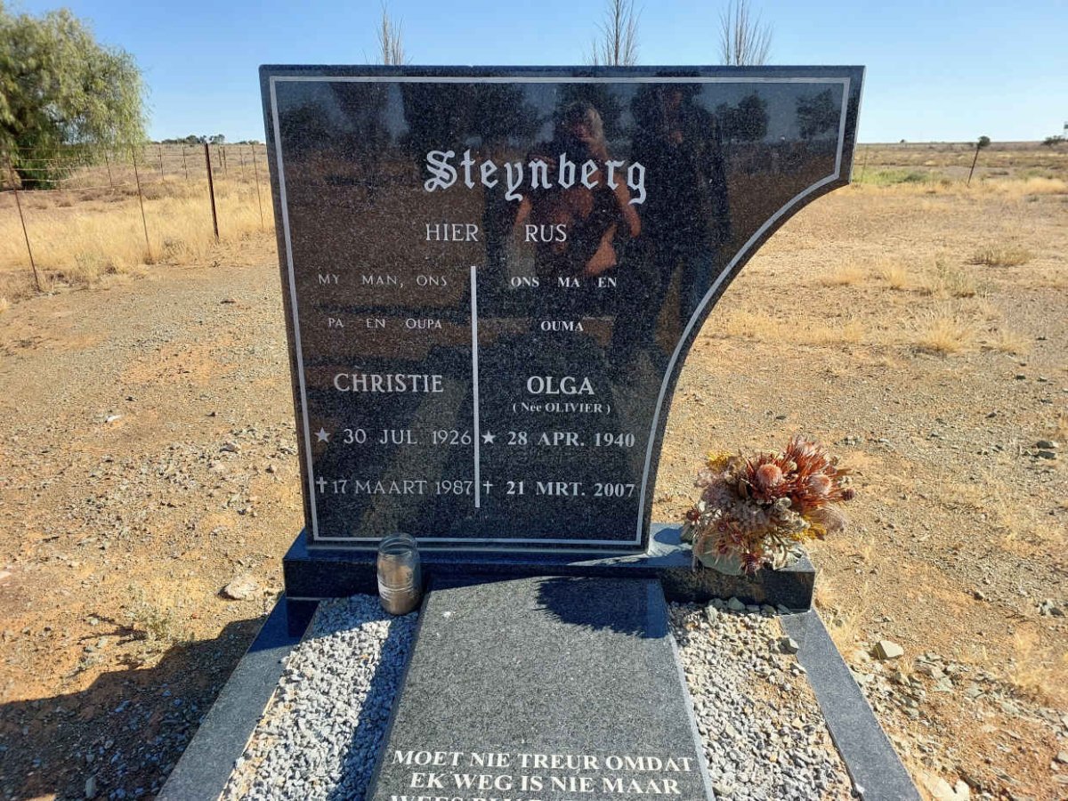 STEYNBERG Christie 1926-1987 &amp; Olga OLIVIER 1940-2007