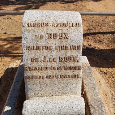ROUX Jakobus A. van Zijl, le