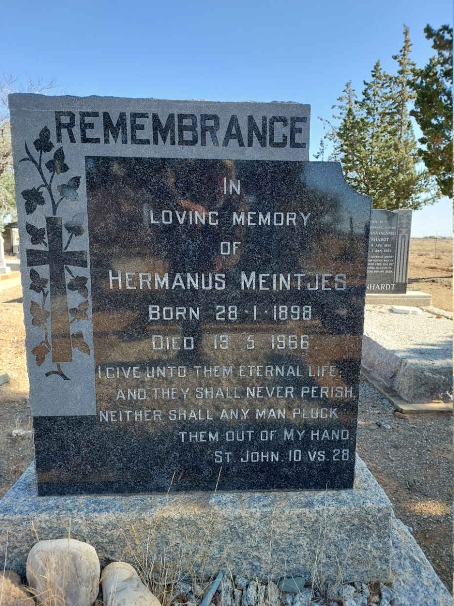 MEINTJES Hermanus 1898-1966