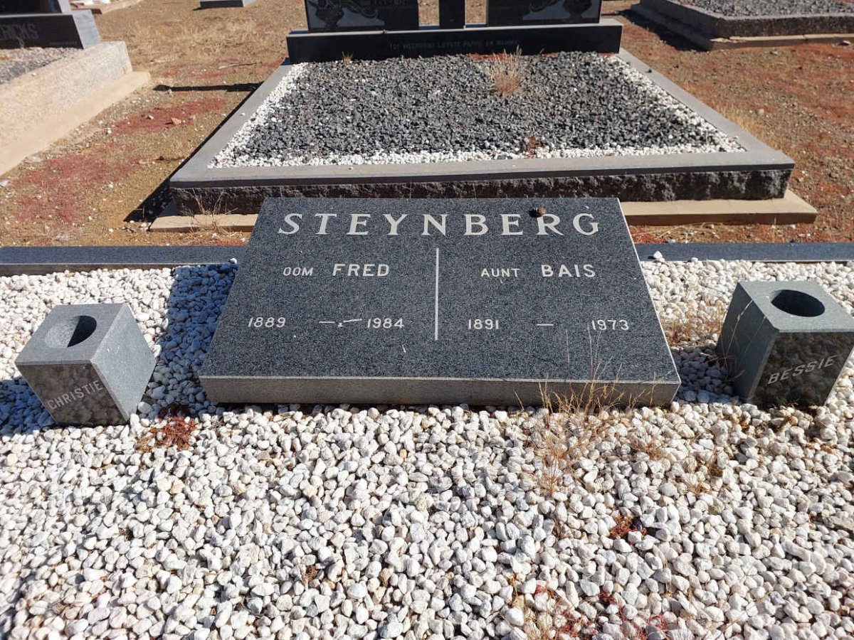 STEYNBERG Fred 1889-1984 &amp; Bais 1891-1973