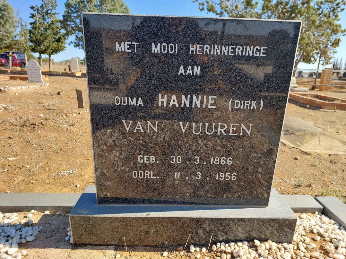 VUUREN Hannie, van 1866-1956