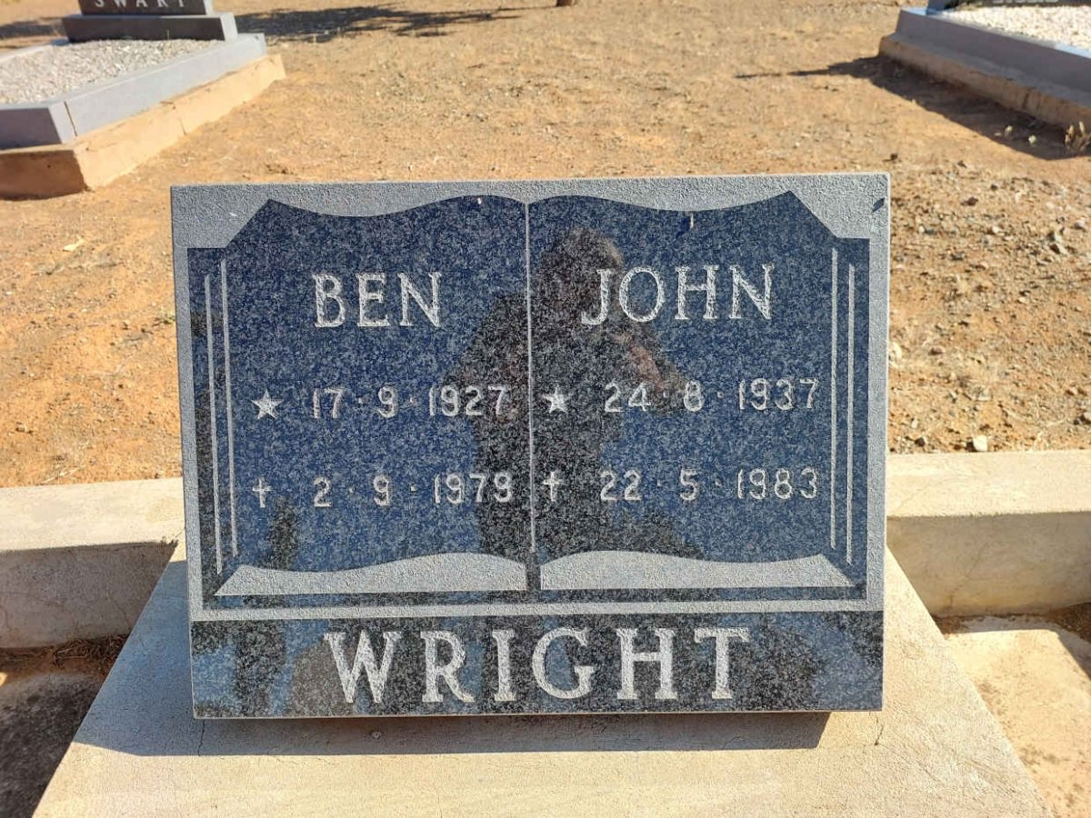 WRIGHT Ben 1927-1979 :: WRIGHT John 1937-1983