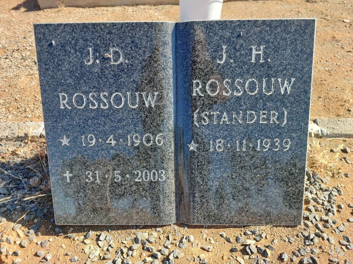 ROSSOUW J.D. 1906-2003 &amp; J.H. STANDER 1939-