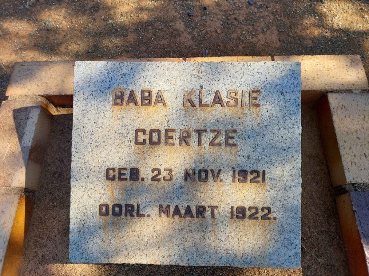 COERTZE Klasie 1921-1922