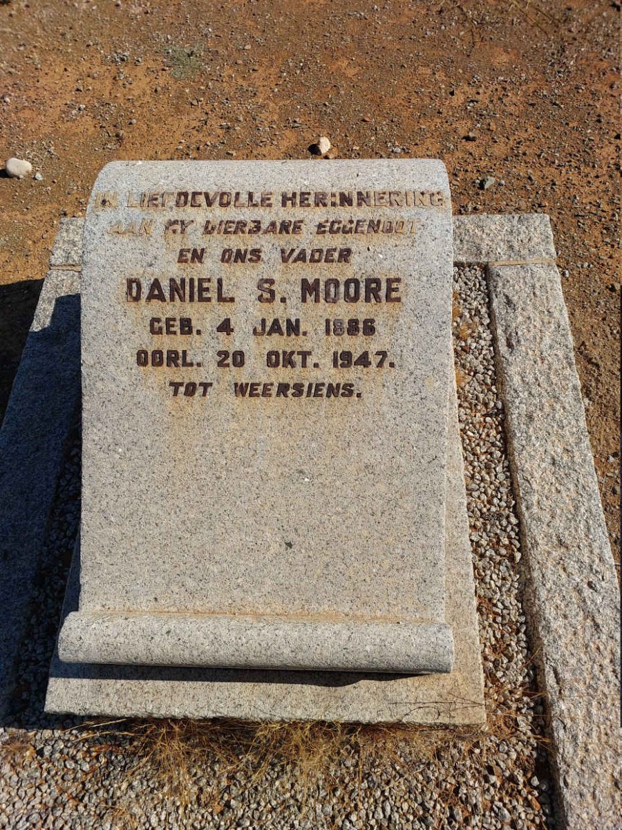 MOORE Daniel S. 1886-1947