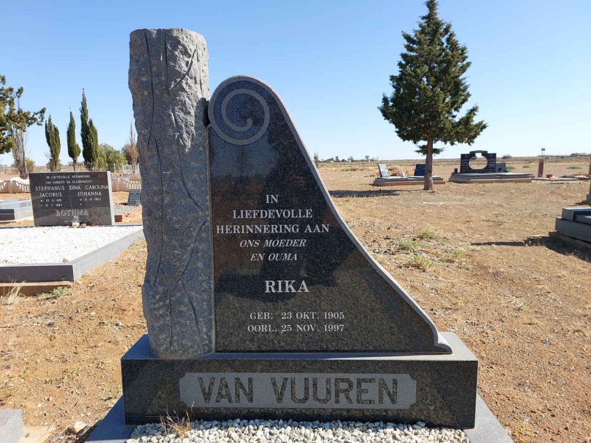VUUREN Rika, van 1905-1997
