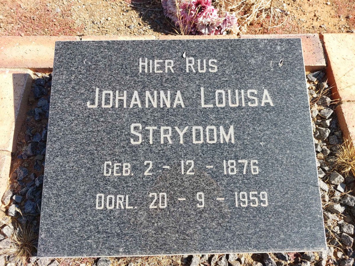 STRYDOM Johanna Louisa 1876-1959