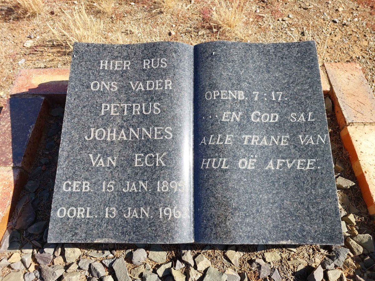 ECK Petrus Johannes, van 1895-1963
