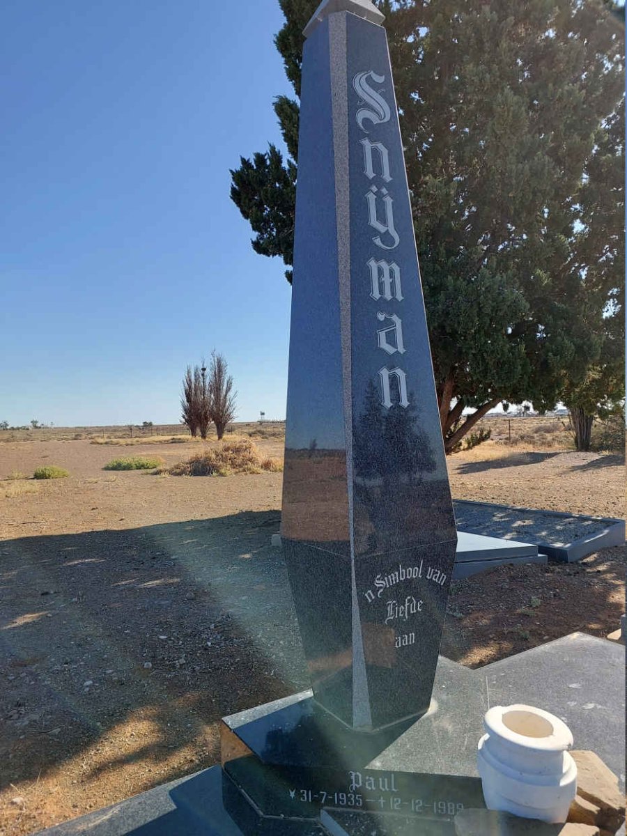 SNYMAN Paul 1935-1989 &amp; Anna 1937- _2