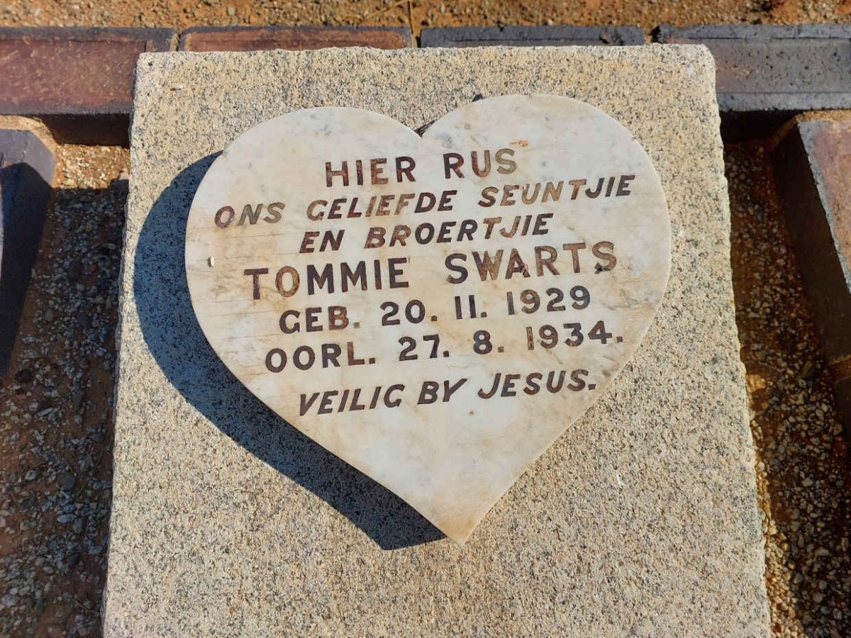 SWARTS Tommie 1929-1934