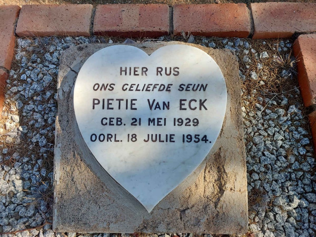 ECK Pietie, van 1929-1954