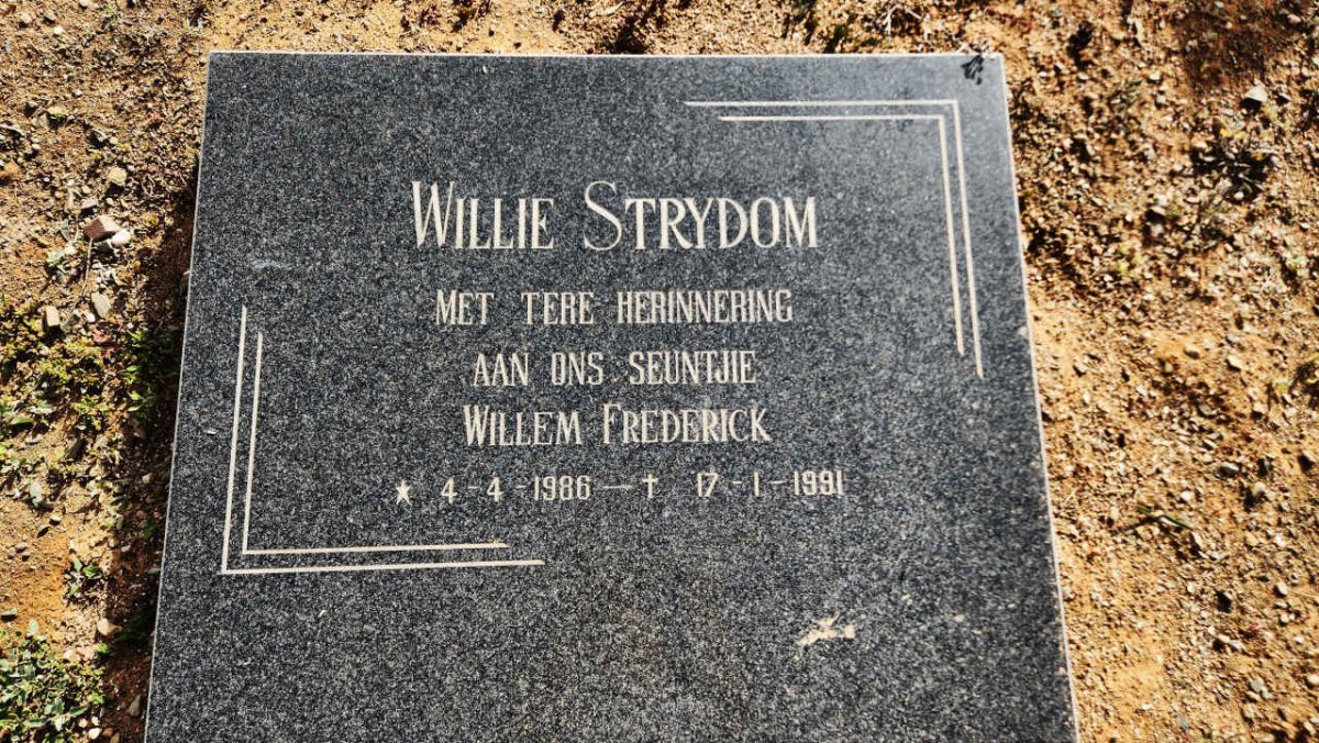 STRYDOM Willem Frederick 1986-1991