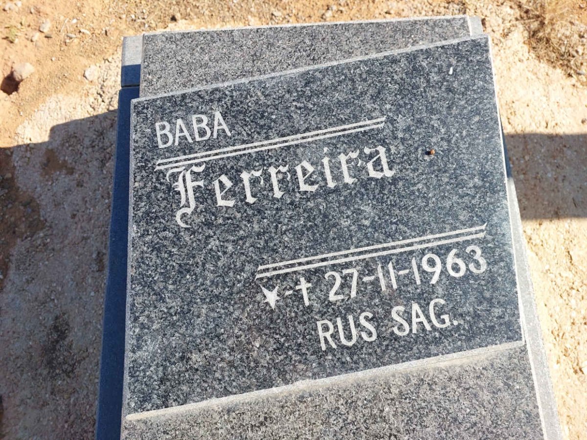 FERREIRA Baba 1963-1963