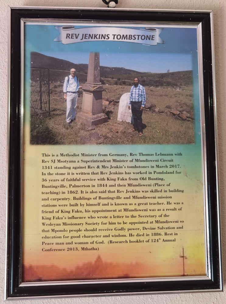 5. Information about Rev Jenkins