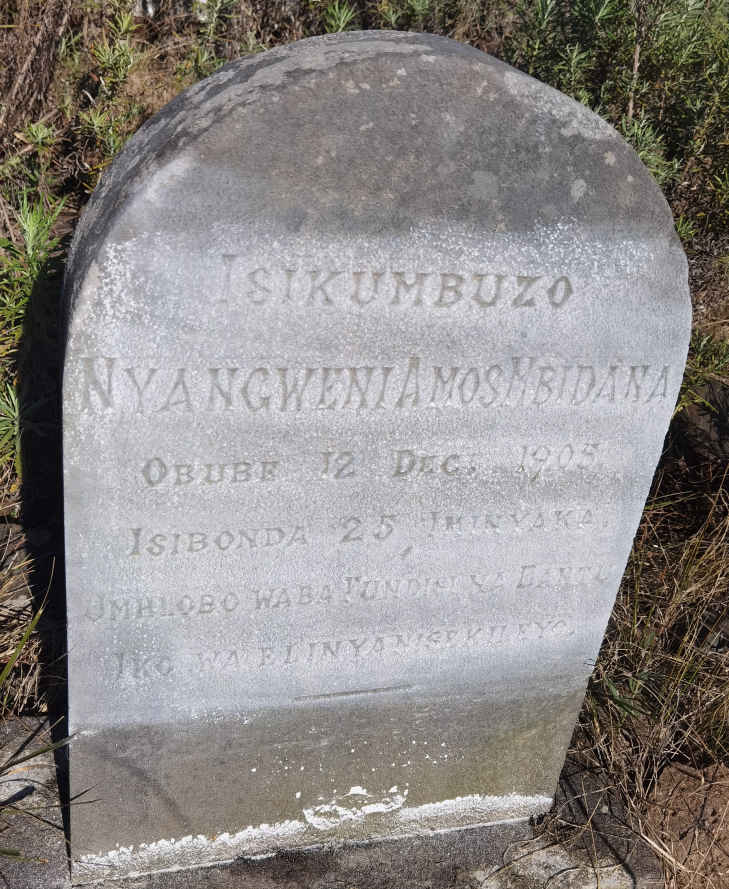 MBIDANA Nyangweni Amos -1905