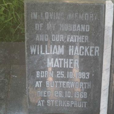 MATHER William Hacker 1883-1968