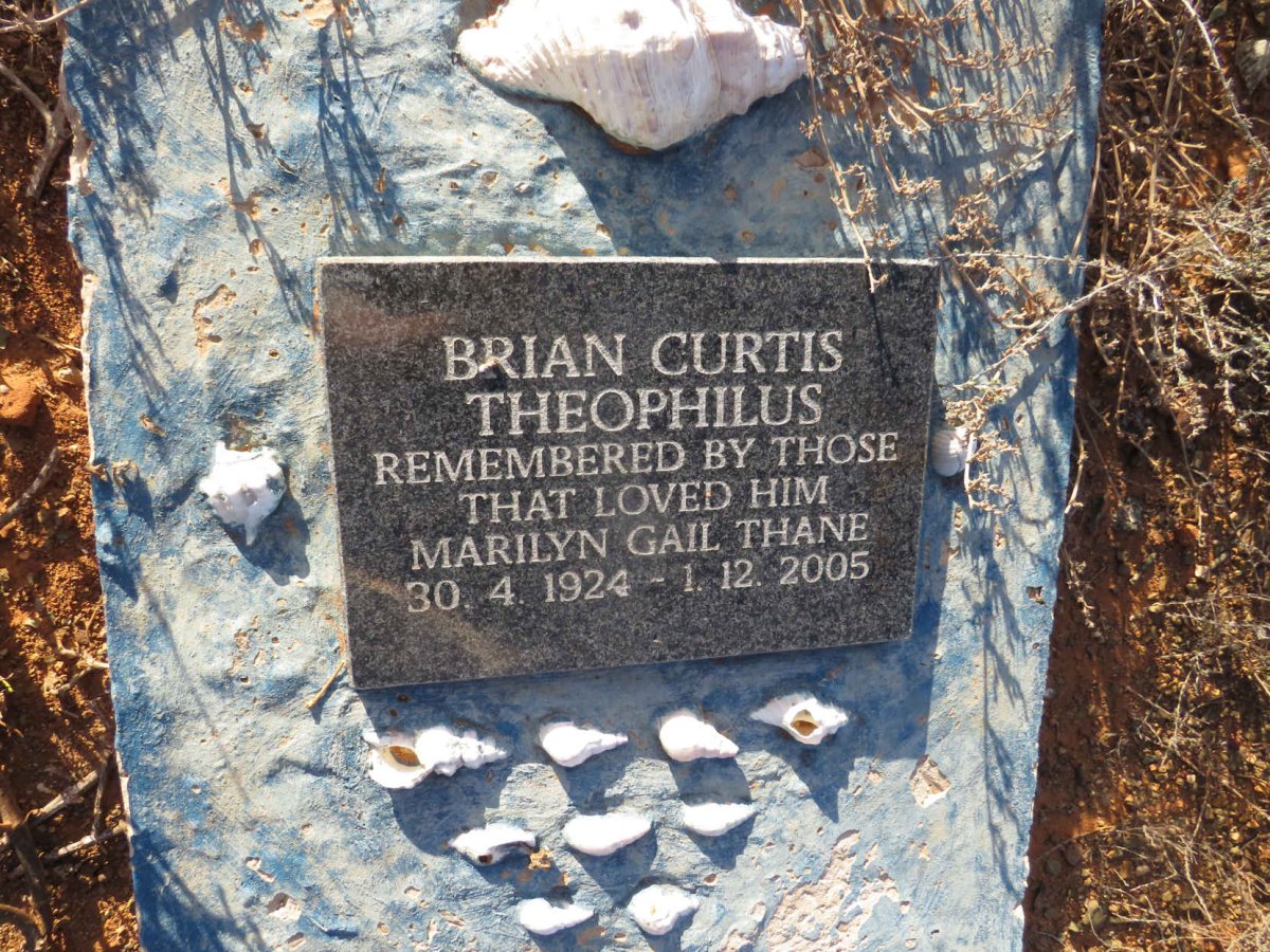 THEOPHILUS Brian Curtis 1924-2005