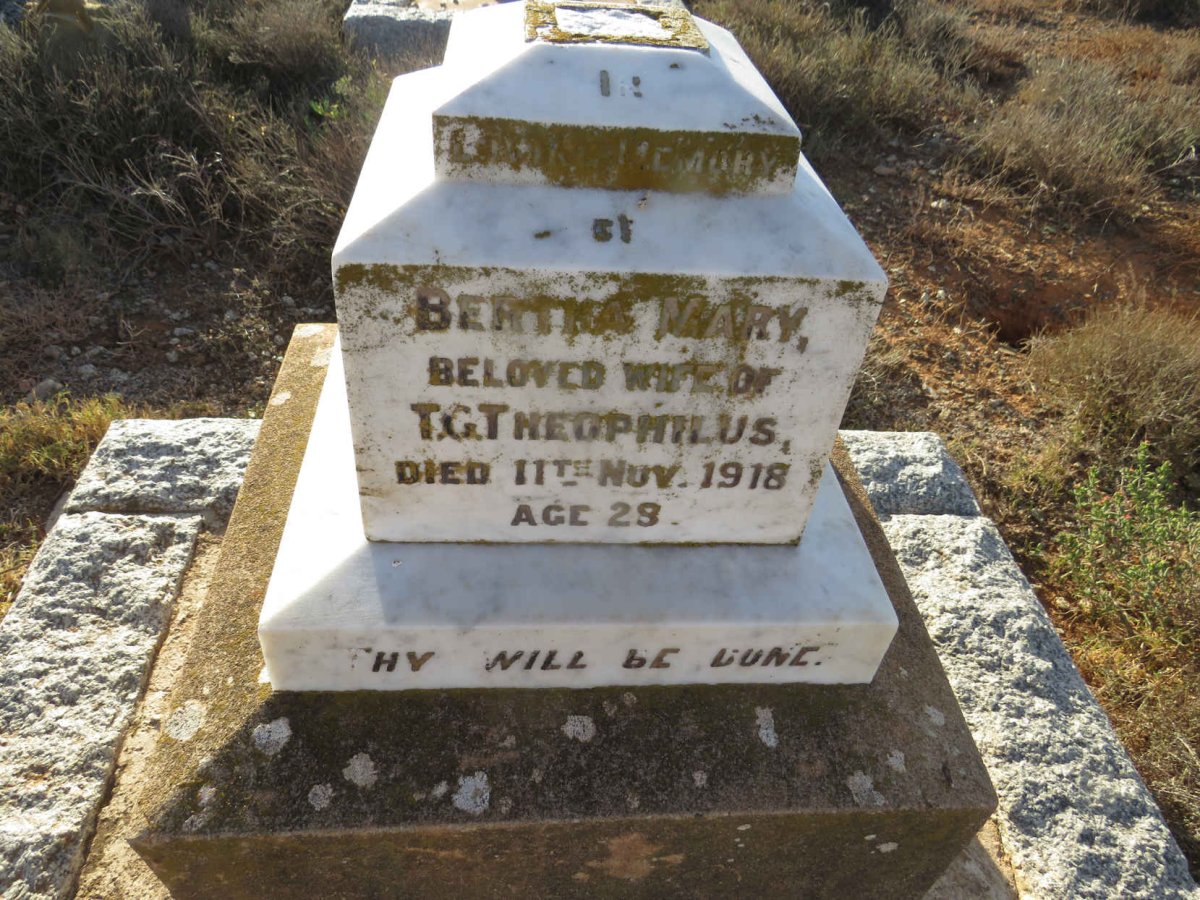 THEOPHILUS Bertha Mary -1918