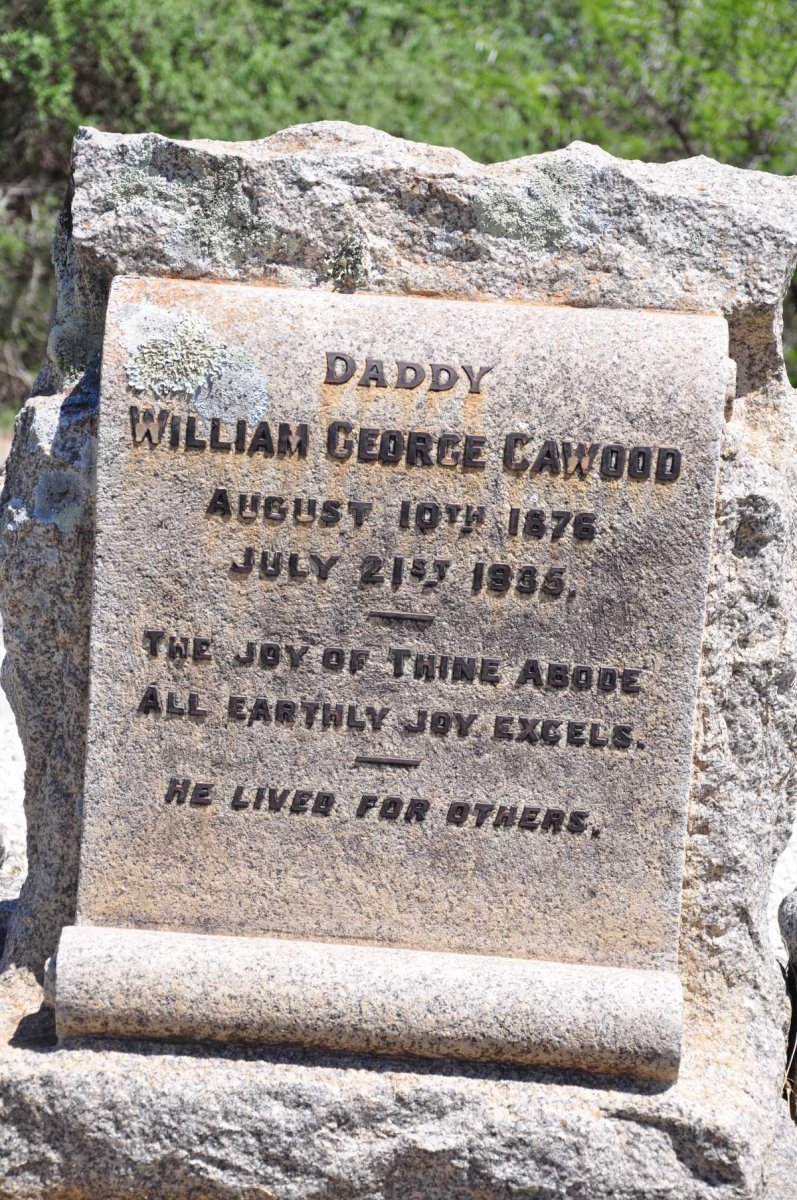 CAWOOD William George 1876-1965