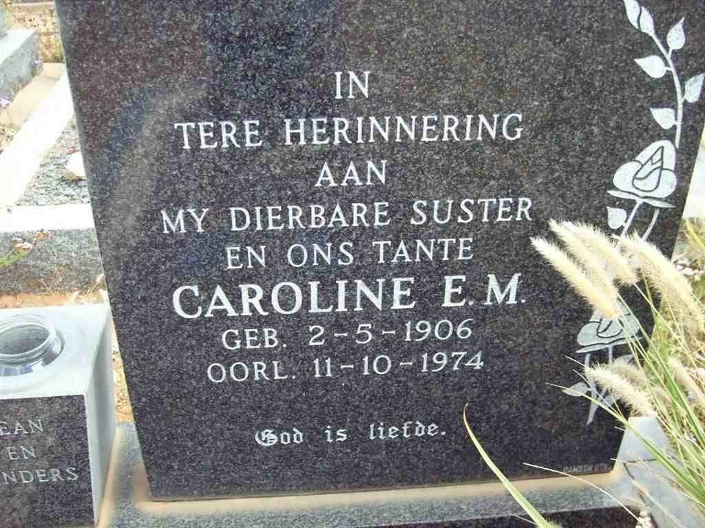 ? Caroline E.M. 1906-1974