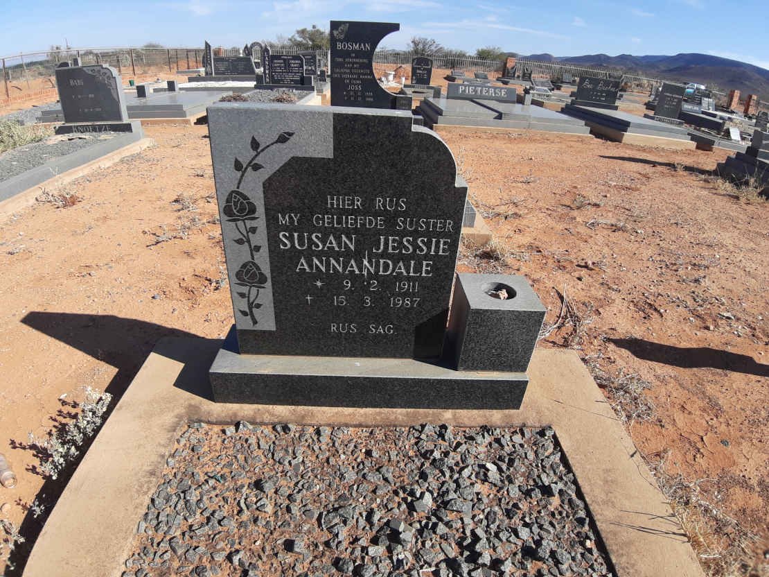 ANNANDALE Susan Jessie 1911-1987