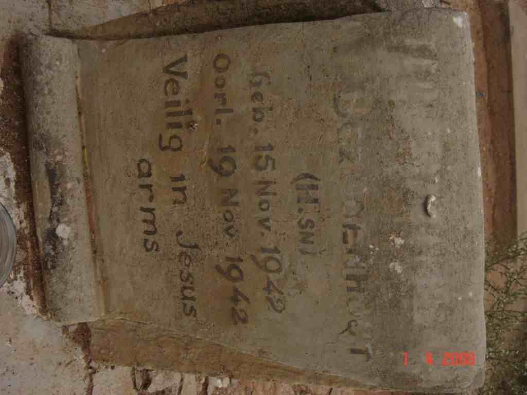 BEZUIDENHOUT ? 1942-1942