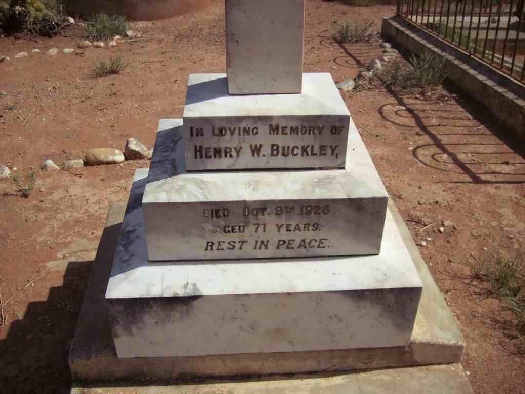 BUCKLEY Henry W. -1926