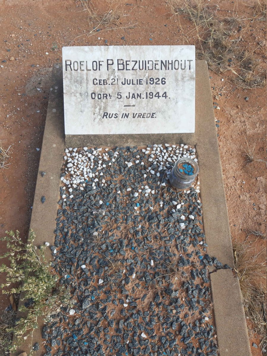 BEZUIDENHOUT Roelof P. 1926-1944