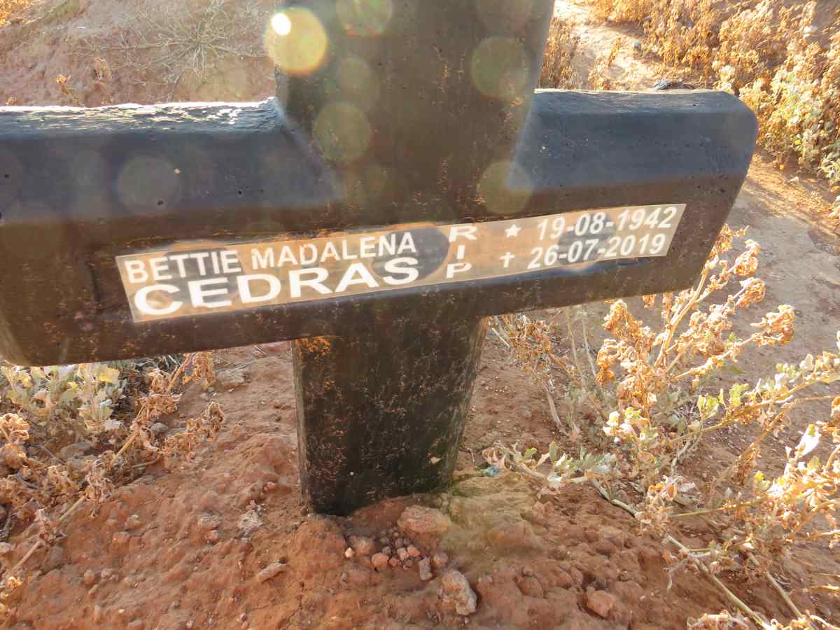 CEDRAS Bettie Magdalena 1942-2019