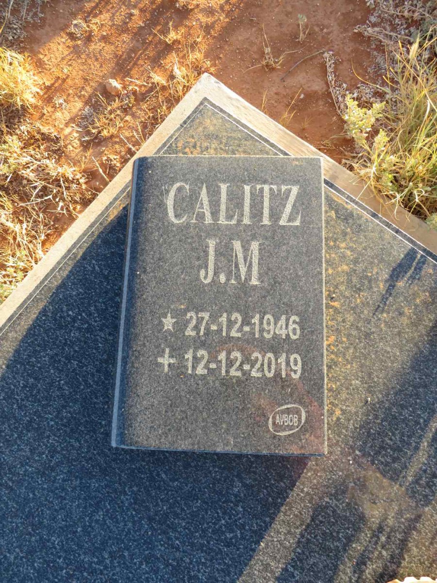 CALITZ J.M. 1946-2019