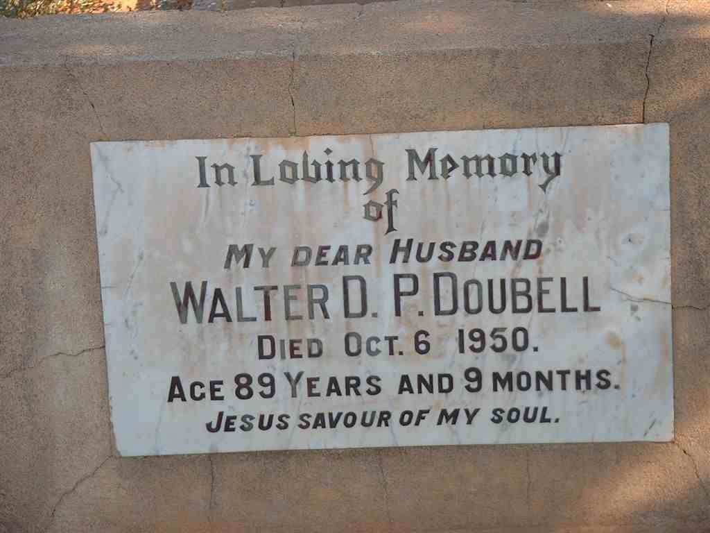 DOUBELL Walter D.P. -1950