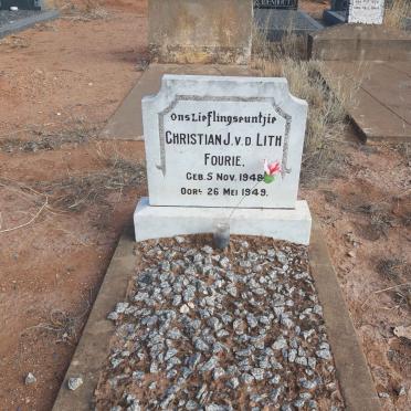 FOURIE Christian J. vd Lith 1948-1949