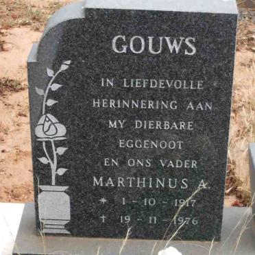 GOUWS Marthinus A.1917-1976