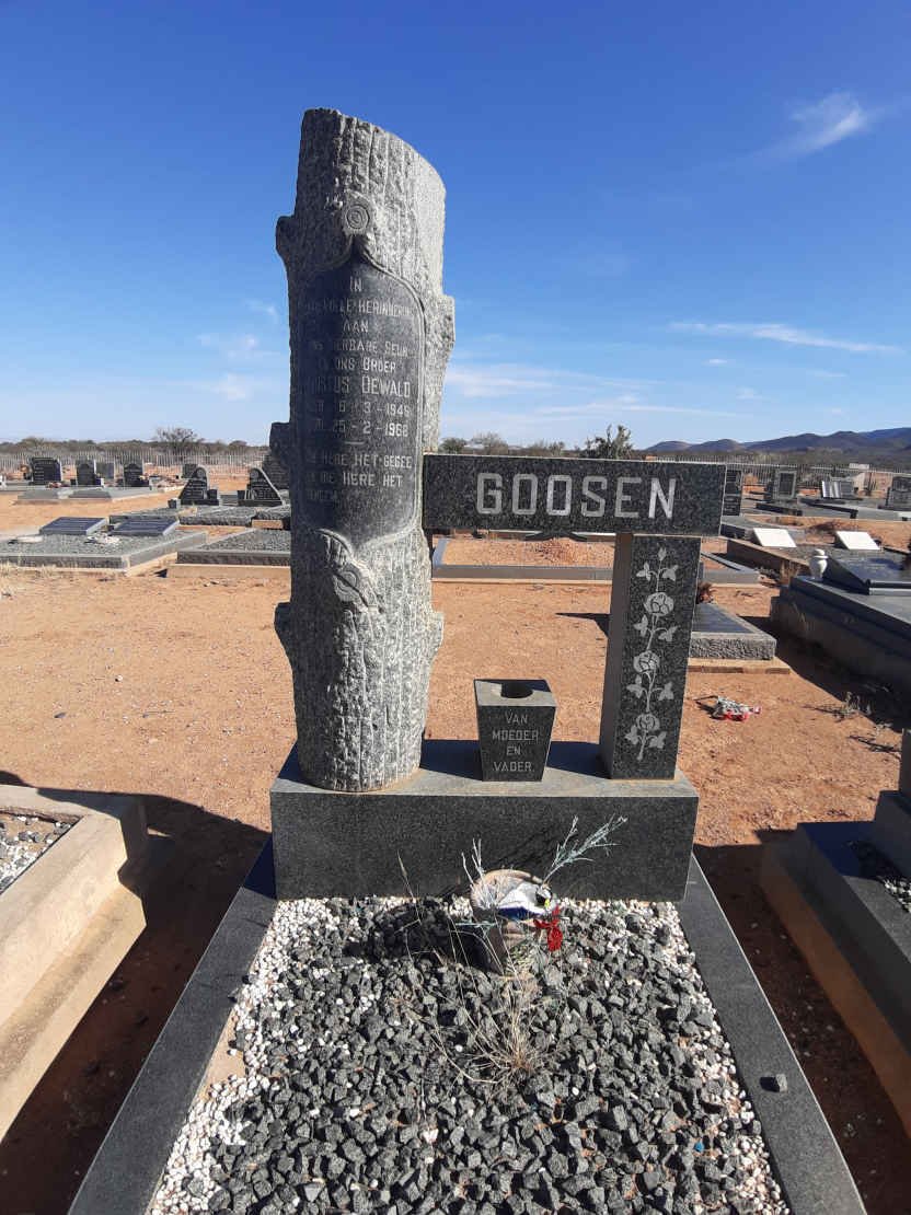 GOOSEN Justus Dewald 1946-1968