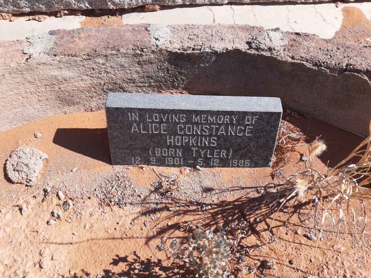 HOPKINS Alice Constance nee TYLER 1901-1985