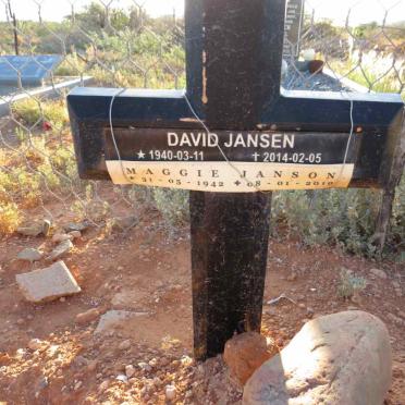 JANSEN David 1940-2014 :: JANSEN Maggie 1942-2019