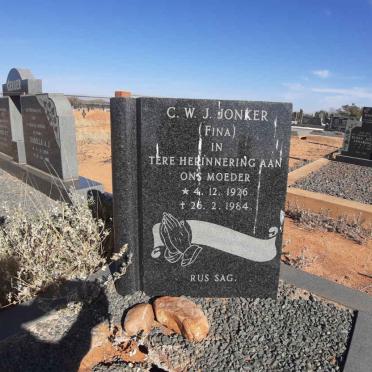 JONKER C.W.J. 1926-1984