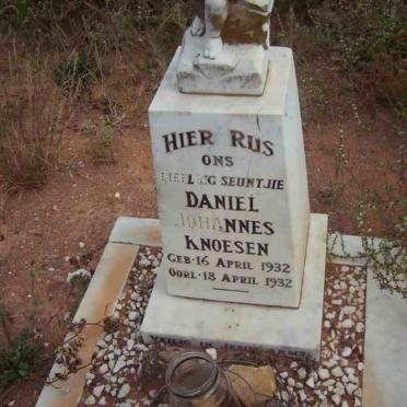 KNOESEN Daniel Johannes 1932-1932