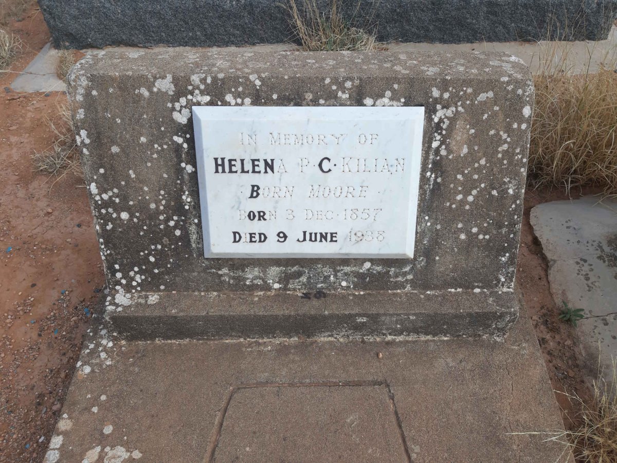 KILIAN Helena P.C. nee MOORE 1857-1938